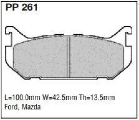 Black Diamond PP261 predator pad brake pad kit PP261