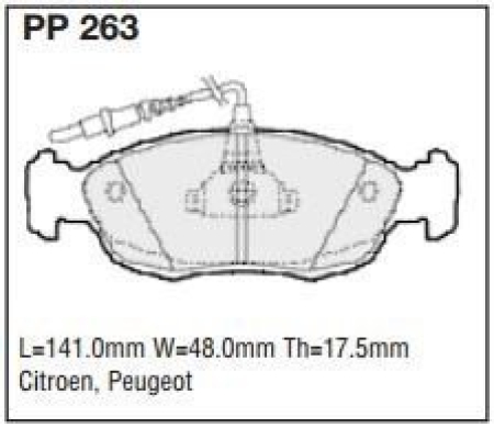 Black Diamond PP263 predator pad brake pad kit PP263