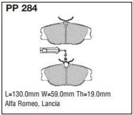 Black Diamond PP284 predator pad brake pad kit PP284