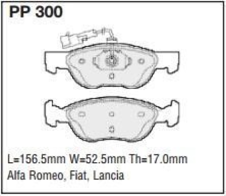 Black Diamond PP300 predator pad brake pad kit PP300