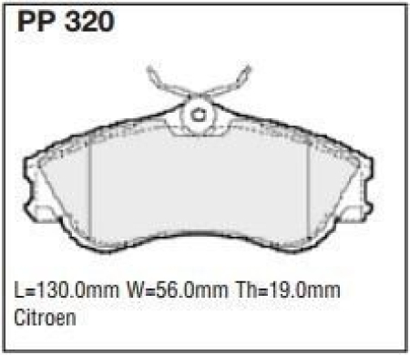 Black Diamond PP320 predator pad brake pad kit PP320