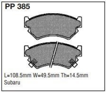 Black Diamond PP385 predator pad brake pad kit PP385