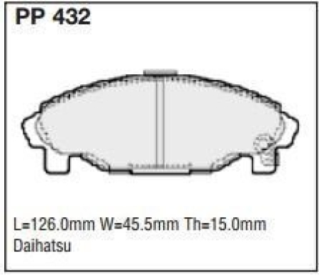 Black Diamond PP432 predator pad brake pad kit PP432