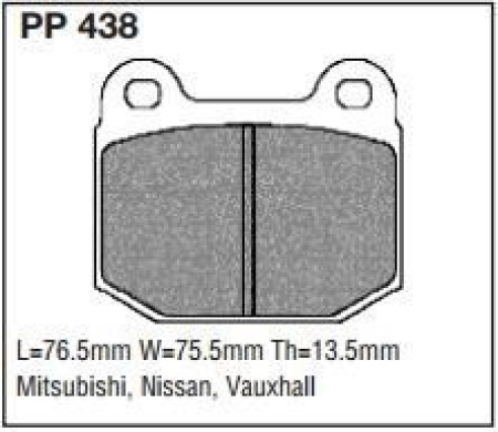 Black Diamond PP438 predator pad brake pad kit PP438