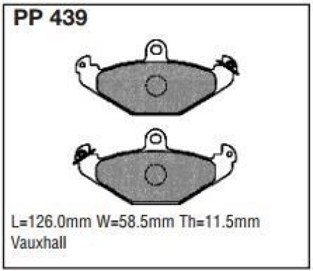 Black Diamond PP439 predator pad brake pad kit PP439