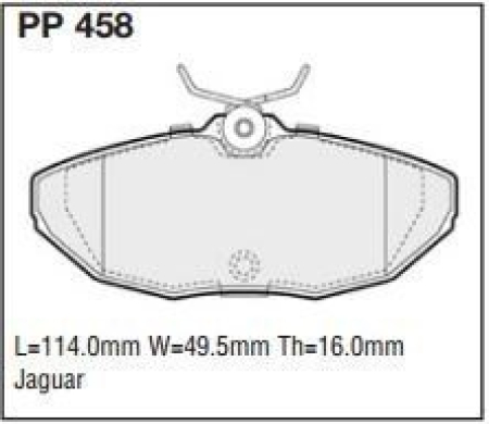 Black Diamond PP458 predator pad brake pad kit PP458