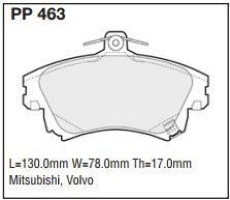 Black Diamond PP463 predator pad brake pad kit PP463
