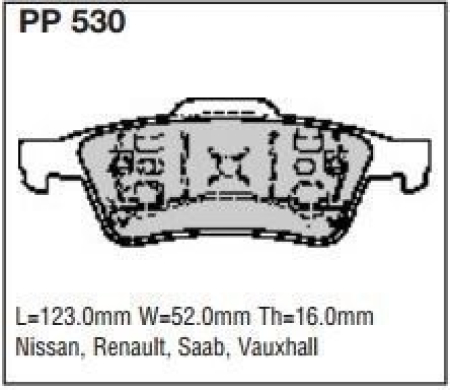 Black Diamond PP530 predator pad brake pad kit PP530
