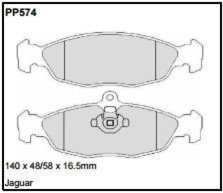 Black Diamond PP574 predator pad brake pad kit PP574