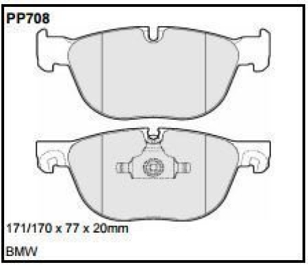 Black Diamond PP708 predator pad brake pad kit PP708