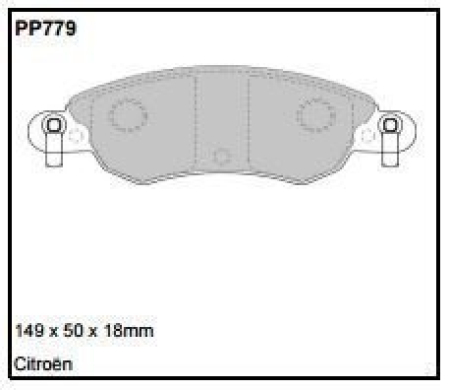 Black Diamond PP779 predator pad brake pad kit PP779