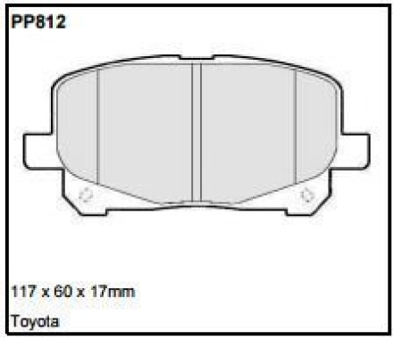 Black Diamond PP812 predator pad brake pad kit PP812