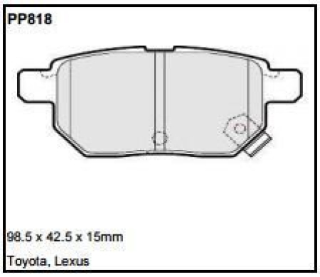 Black Diamond PP818 predator pad brake pad kit PP818