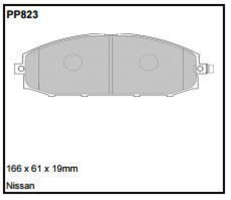 Black Diamond PP823 predator pad brake pad kit PP823