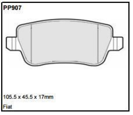 Black Diamond PP907 predator pad brake pad kit PP907