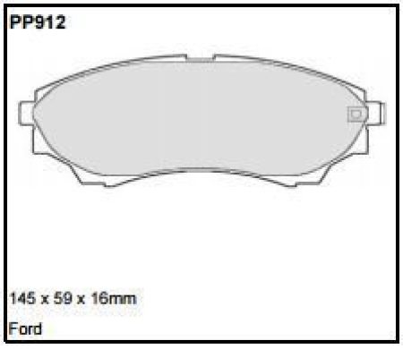 Black Diamond PP912 predator pad brake pad kit PP912