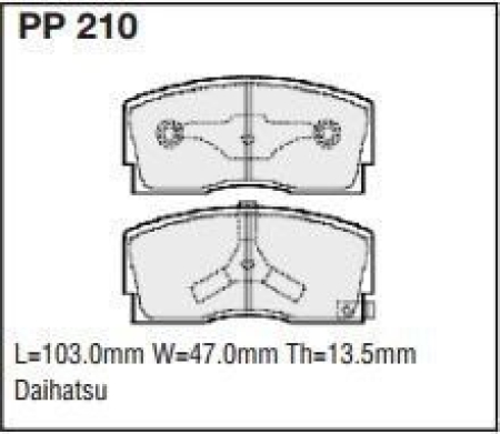 Black Diamond PP210 predator pad brake pad kit PP210