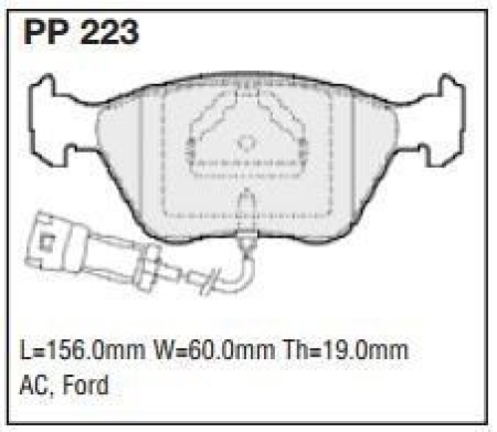Black Diamond PP223 predator pad brake pad kit PP223
