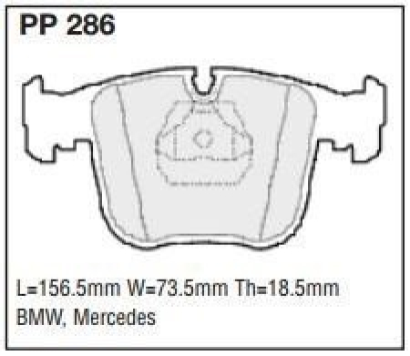 Black Diamond PP286 predator pad brake pad kit PP286