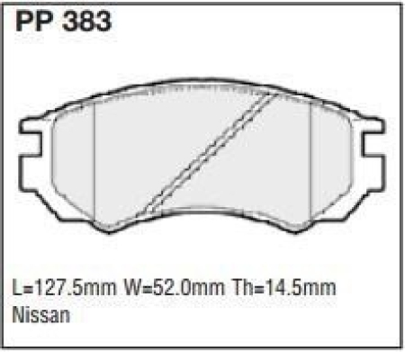 Black Diamond PP383 predator pad brake pad kit PP383