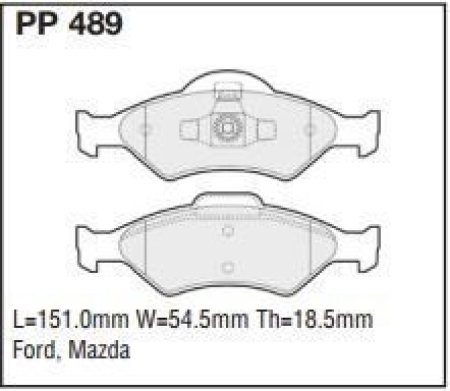 Black Diamond PP489 predator pad brake pad kit PP489