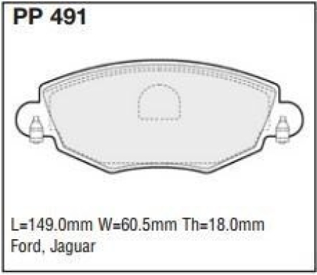 Black Diamond PP491 predator pad brake pad kit PP491