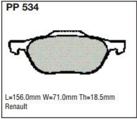 Black Diamond PP534 predator pad brake pad kit PP534