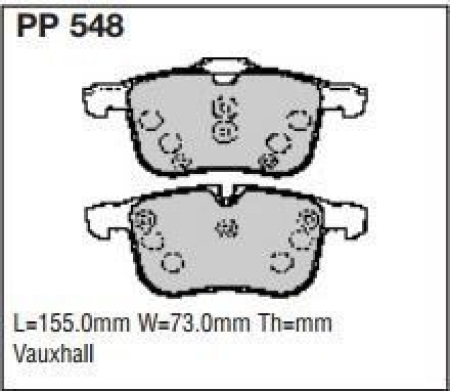 Black Diamond PP548 predator pad brake pad kit PP548