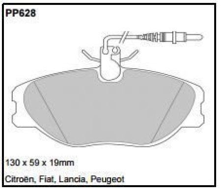 Black Diamond PP628 predator pad brake pad kit PP628