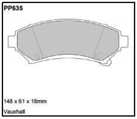 Black Diamond PP635 predator pad brake pad kit PP635