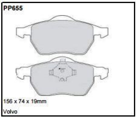 Black Diamond PP655 predator pad brake pad kit PP655