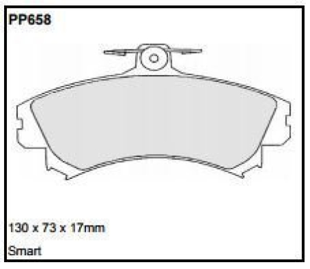 Black Diamond PP658 predator pad brake pad kit PP658