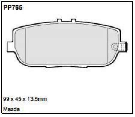 Black Diamond PP765 predator pad brake pad kit PP765