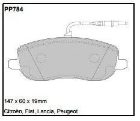 Black Diamond PP784 predator pad brake pad kit PP784