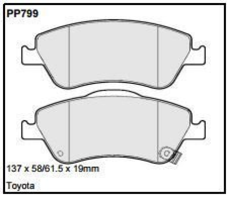 Black Diamond PP799 predator pad brake pad kit PP799