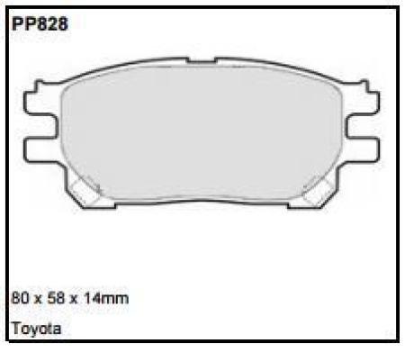 Black Diamond PP828 predator pad brake pad kit PP828