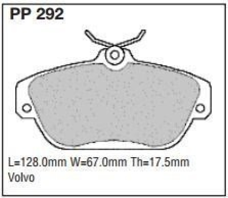 Black Diamond PP292 predator pad brake pad kit PP292