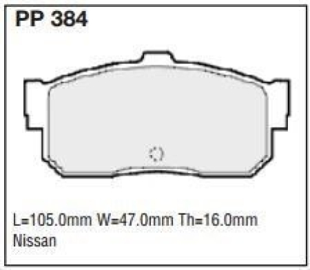 Black Diamond PP384 predator pad brake pad kit PP384