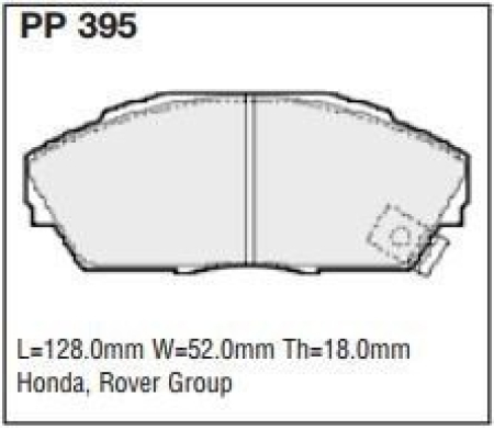 Black Diamond PP395 predator pad brake pad kit PP395