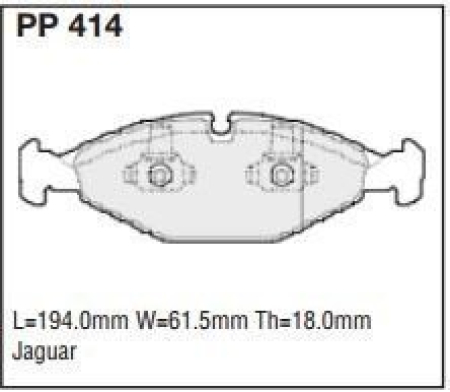 Black Diamond PP414 predator pad brake pad kit PP414