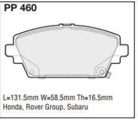 Black Diamond PP460 predator pad brake pad kit PP460