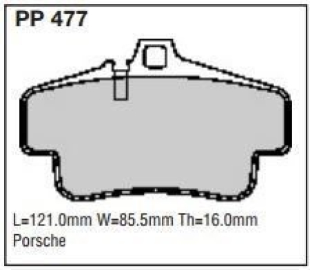Black Diamond PP477 predator pad brake pad kit PP477