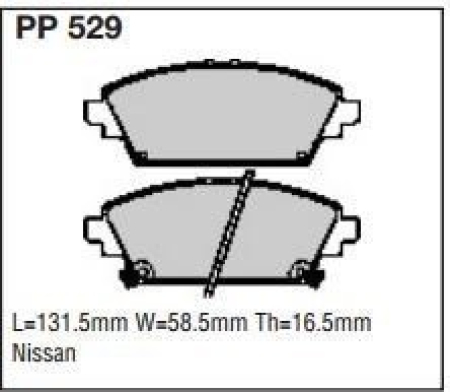 Black Diamond PP529 predator pad brake pad kit PP529