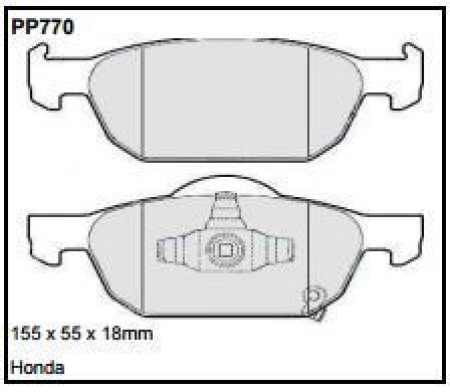 Black Diamond PP770 predator pad brake pad kit PP770