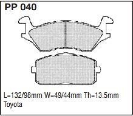 Black Diamond PP040 predator pad brake pad kit PP040