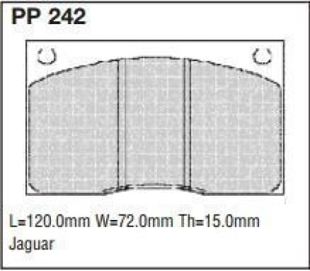 Black Diamond PP242 predator pad brake pad kit PP242