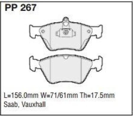 Black Diamond PP267 predator pad brake pad kit PP267