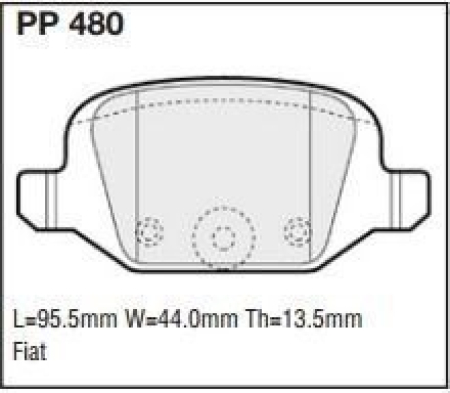 Black Diamond PP480 predator pad brake pad kit PP480