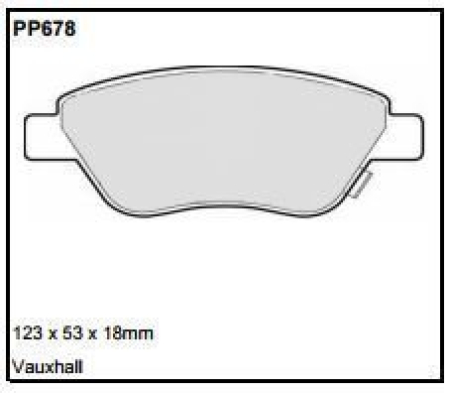 Black Diamond PP678 predator pad brake pad kit PP678