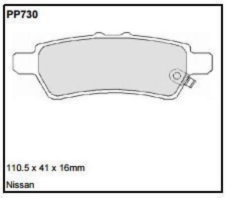 Black Diamond PP730 predator pad brake pad kit PP730